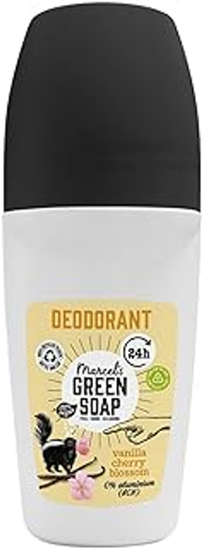 Marcel's Green Soap Deo Roll-on vanille & kersenbloesem - 50 ml
