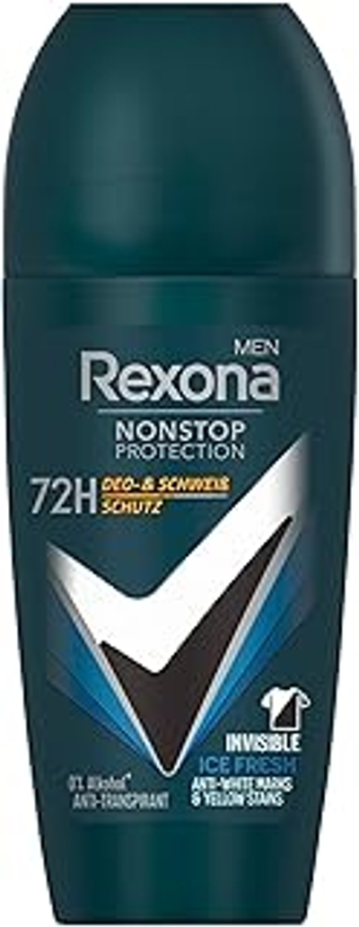 Rexona Men Nonstop Protection Roll-On Anti-transpirant Invisible Ice 50 ml