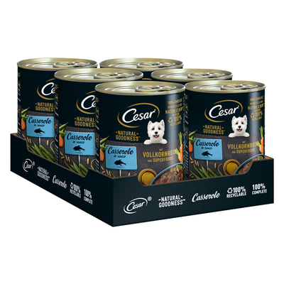 Cesar Natural Goodness Multipack - Vis en Superfoods (6 x 400 g) - natvoer honden