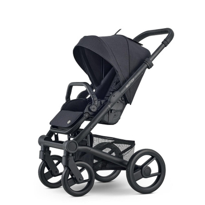 Mutsy Nio Kinderwagen - Black Frame - Black / Black