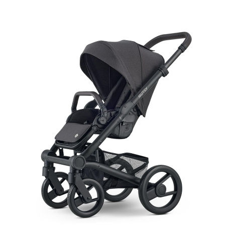 Mutsy Nio Kinderwagen - Black Frame - Shade / Brown