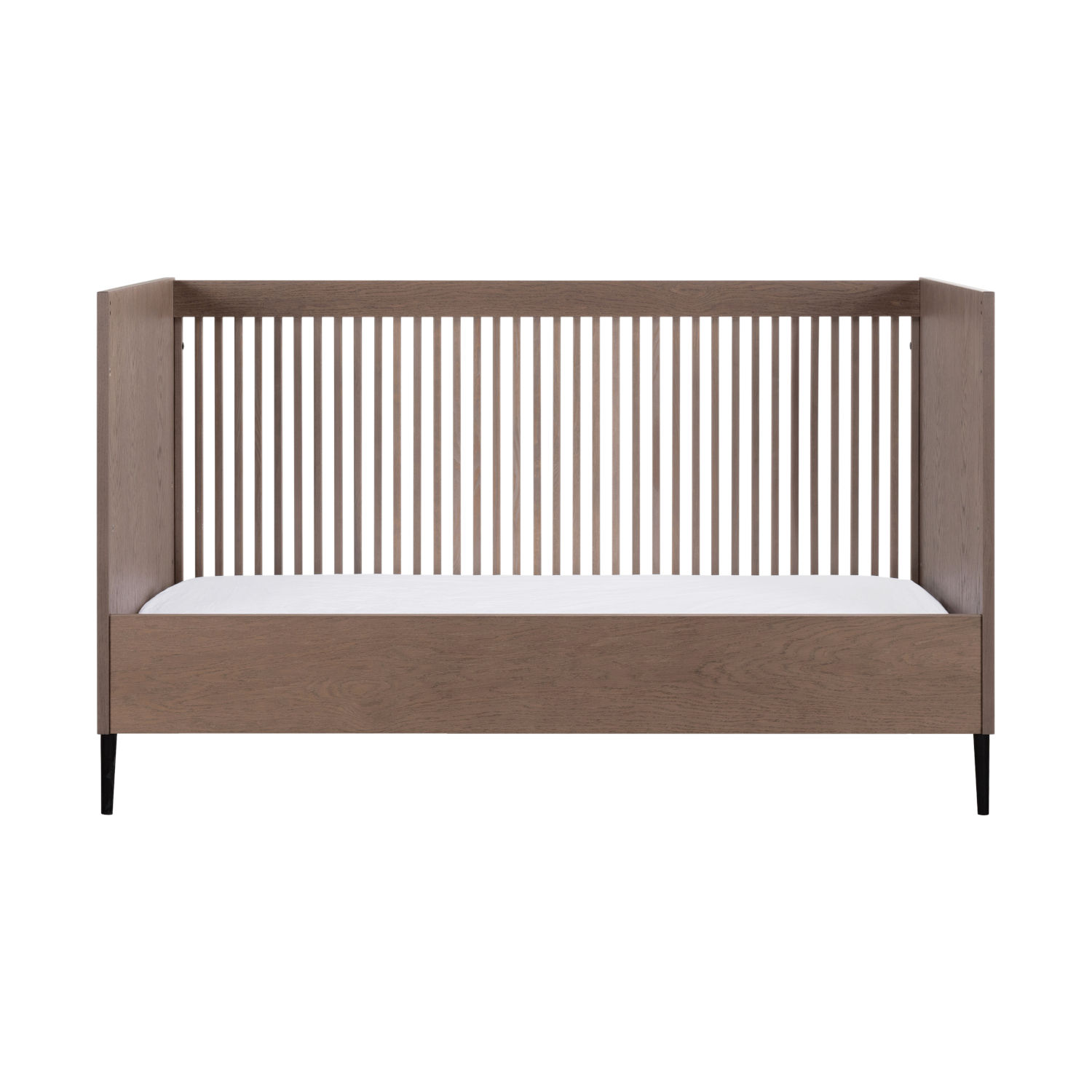 Kidsmill Levi Ledikant 70x140 cm - Ronde Poot - Walnoot