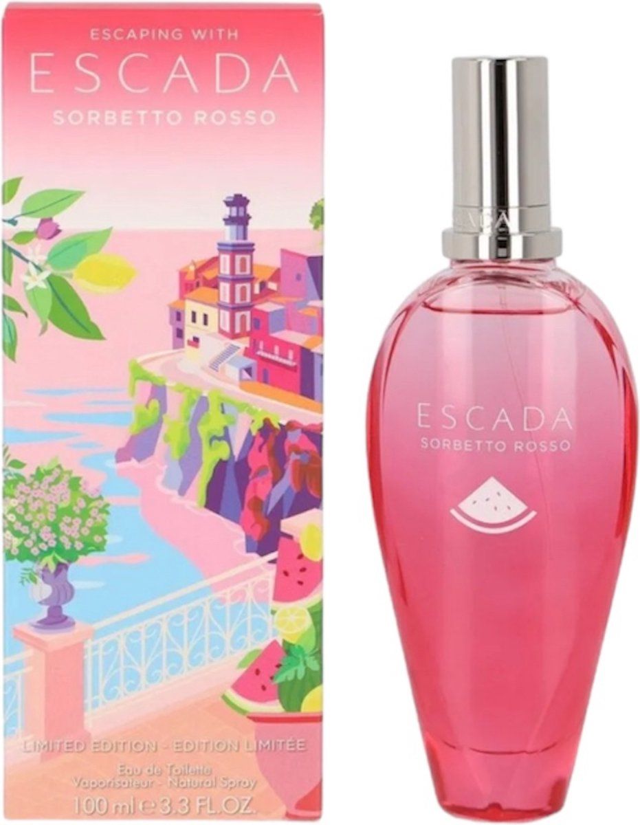 Escada Escaping With Escada Sorbetto Rosso Eau de Toilette Limited edition 100 ml