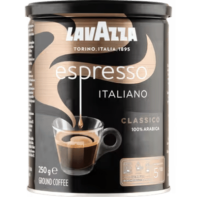Lavazza Espresso Italiano Classico in blik - gemalen koffie - 250 gram