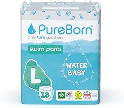 PureBorn  zwemluiers maat 4-5 - 18 stuks
