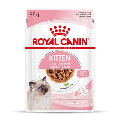 24x85g Kitten Instinctive in Saus Royal Canin Kattenvoer - natvoer katten