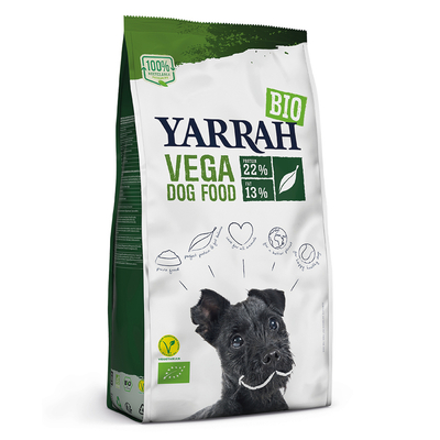 Yarrah Bio Biologisch Vegetarisch Hondenvoer - Dubbelpak 2 x 10 kg - hondenbrokken