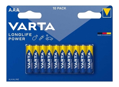 Varta Longlife Power AAA Batterijen - 10 stuks