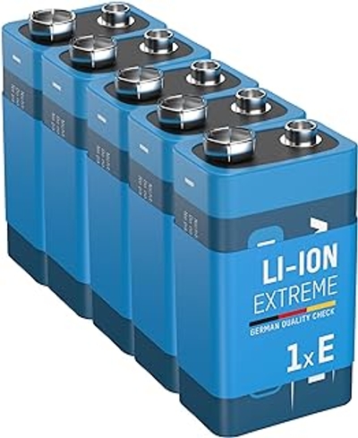Ansmann Lithium longlife 9V blokbatterijen - 5 stuks