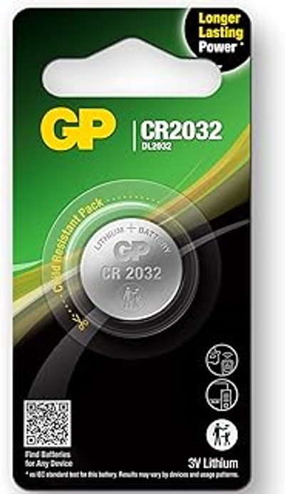 GP CR2032-7U1 CR2032 3V lithiumbatterij - 1 batterij