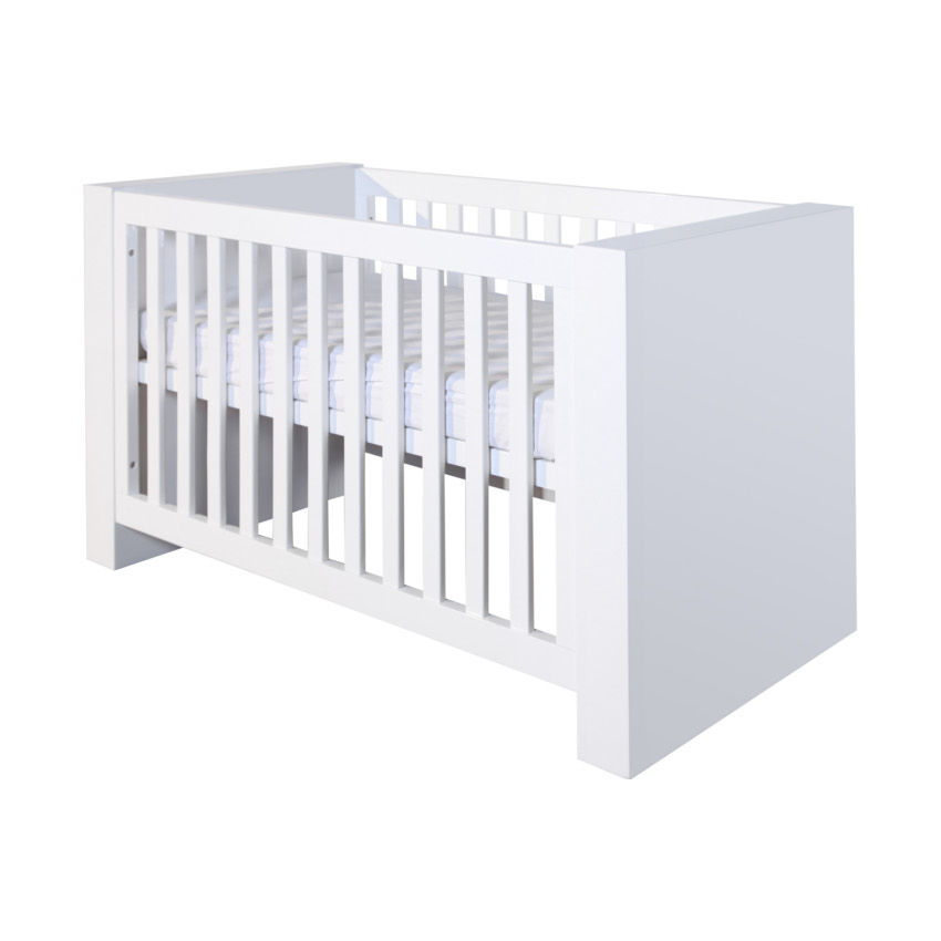 Kidsmill Alaska Babybed Wit Mat 70 x 140 cm