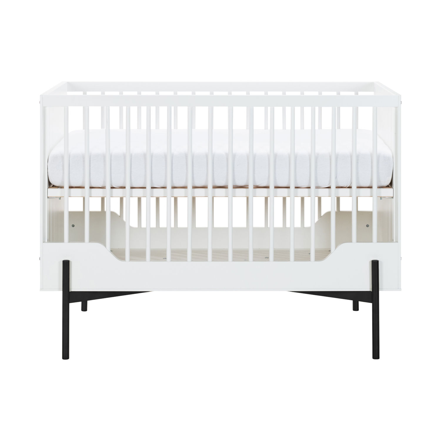 Kidsmill Boutique Babybed Wit / Zwart 60 x 120 cm