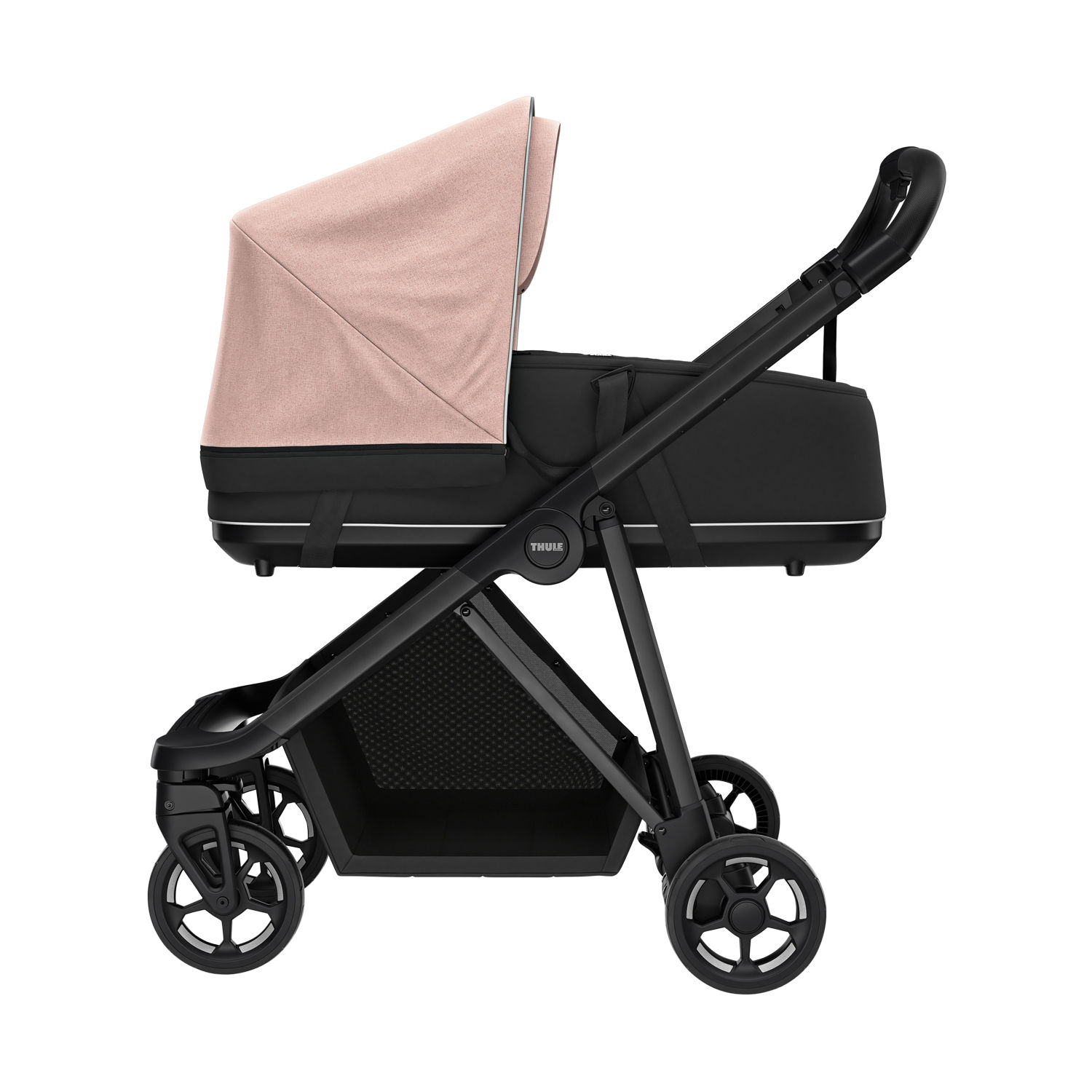 Thule Shine Kinderwagen 2-in-1 Black / Misty Rose