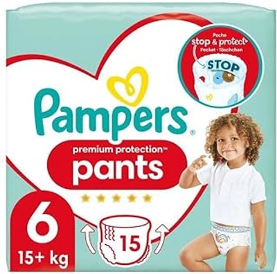 Pampers Premium Protection Pants  luierbroekjes maat 6 - 15 stuks