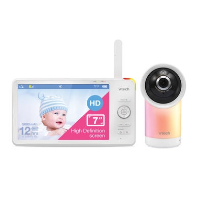 vtech ® Video babyfoon RM 7766 Connect met 7 HD LCD-scherm WiFi en pan-tilt-zoom camera