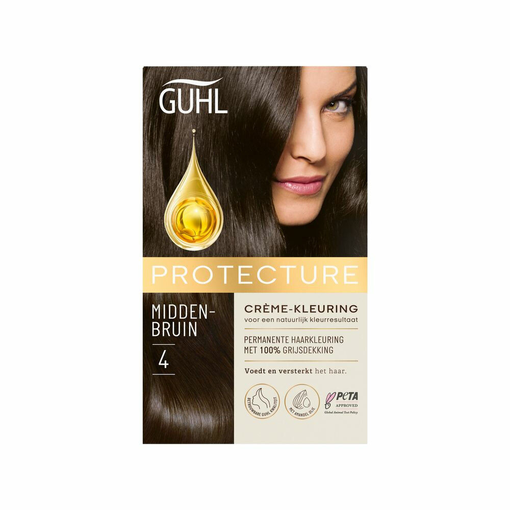 Guhl Creme Haarverf 4 Middenbruin