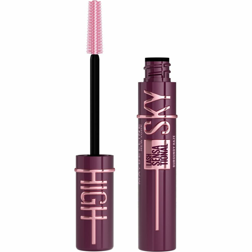 3x Maybelline Lash Sensational Sky High Mascara Burgundy Haze 7,2 ml