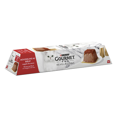 Gourmet Revelations Mousse Kattenvoer - 12 x 57 g Rund - natvoer katten