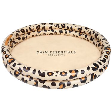 Swim Essentials Beige Leopard Printed Children's Pool 100 cm