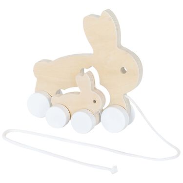 BamBam Wooden Rabbit Trekfiguur