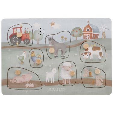 Little Dutch Little Farm Geluidenpuzzel