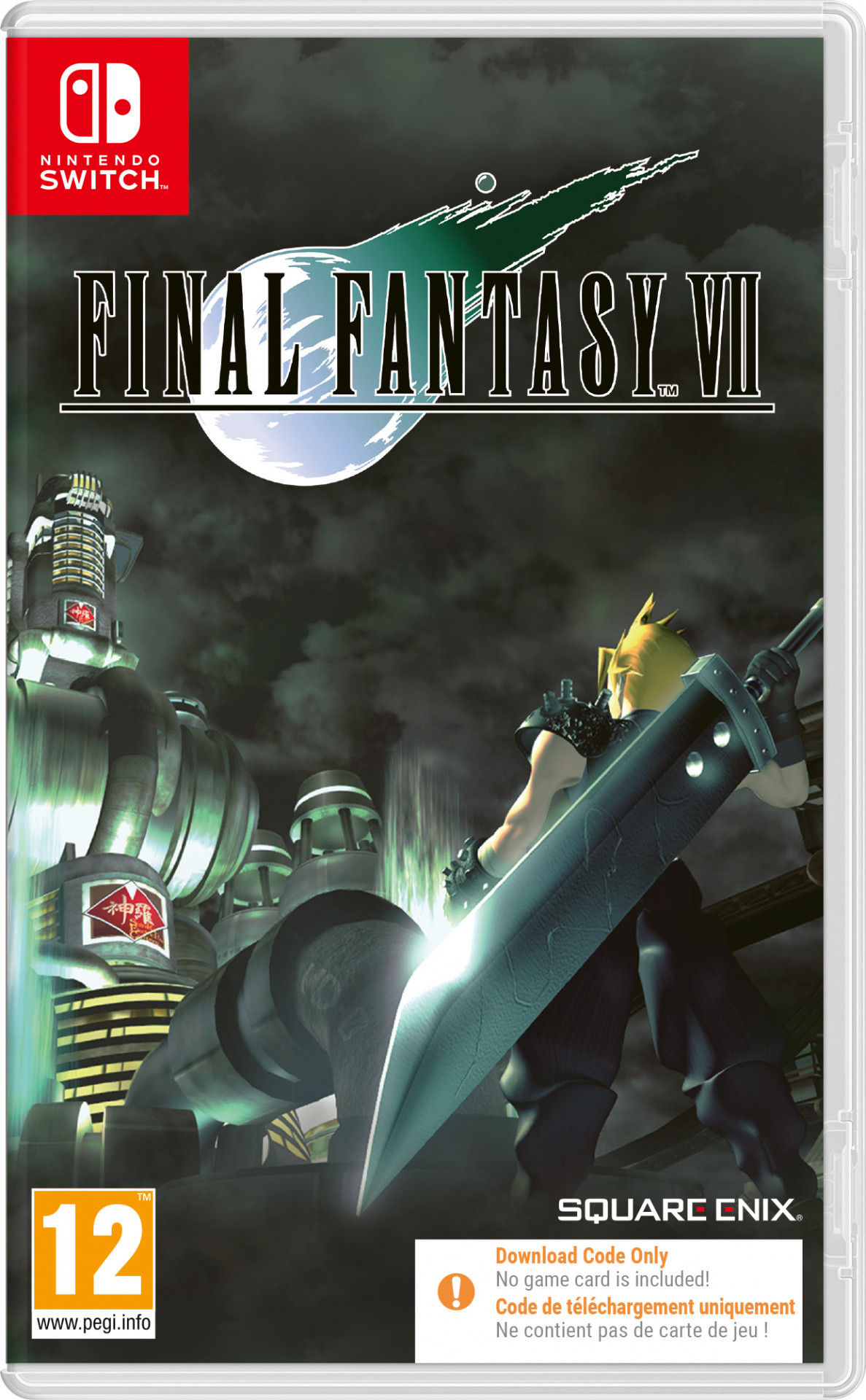 Final Fantasy VII (code in a box) Nintendo Switch