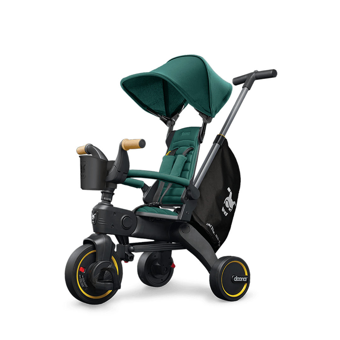 Doona Liki Trike Luxe Opvouwbare Driewieler Racing Green