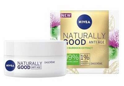 NIVEA Naturally Good Anti-Age Dagcrème - Anti Rimpel Gezichtscrème met 5 Botanische Oliën - Alle Huidtypes - 50 ml