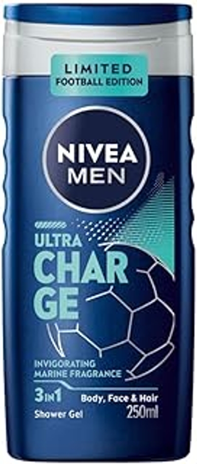NIVEA MEN Ultra Charge Douchegel 250 ml
