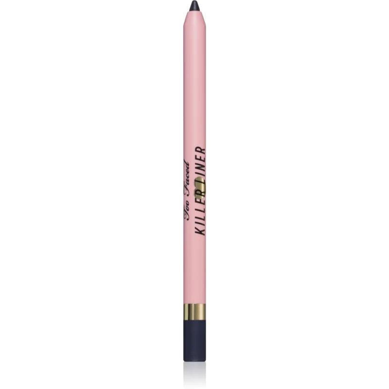 Too Faced Killer Liner 36 Hour Waterproof Gel Eyeliner Pencil Waterproef Gel Potlood voor Eyeliner voor Langdurige Effect Tint Sapphire 1,2 g