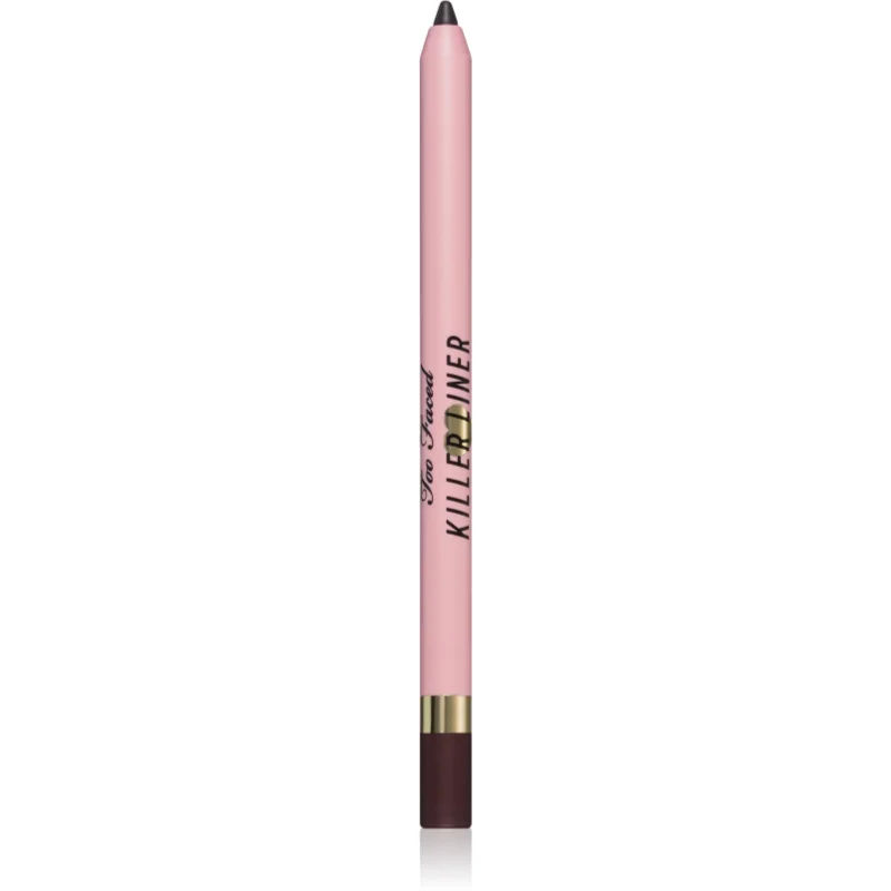 Too Faced Killer Liner 36 Hour Waterproof Gel Eyeliner Pencil Waterproef Gel Potlood voor Eyeliner voor Langdurige Effect Tint Espresso 1,2 g