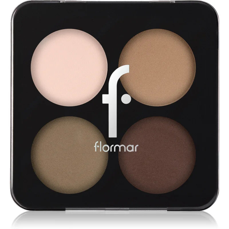 flormar Color Eyeshadow Palette oogschaduw palette Tint 004 Swiss Chocolate 6 g