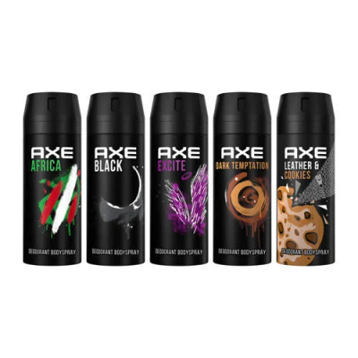 Axe deodorant bodyspray mix set - 5 x 150 ml