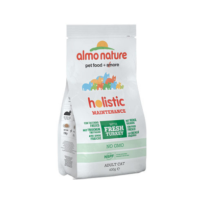 Almo Nature - Holistic - Kalkoen - 400g - kattenbrokken
