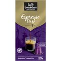Caffé Gondoliere Espresso dark capsules Koffiecups 20 stuks