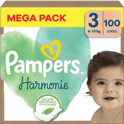 Pampers Harmonie  luiers maat 3 - 100 stuks