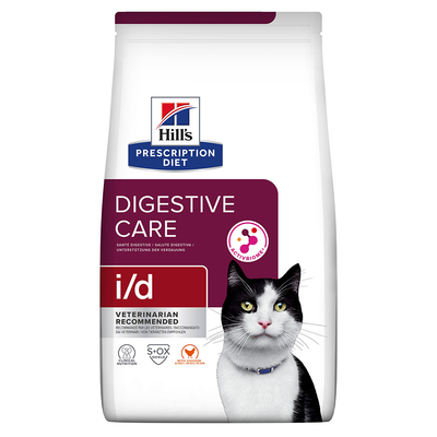 2x12kg Feline I/D - Maag/darmziektes Hill's Prescription Diet Kattenvoer - kattenbrokken