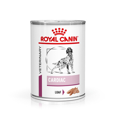 48x 410g Royal Canin Veterinary Canine Cardiac Mousse nat hondenvoer - natvoer honden