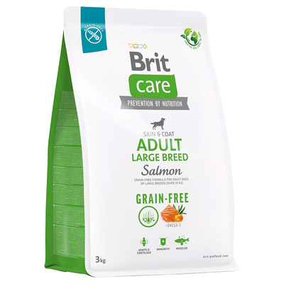 2x3kg Brit Care Graanvrij Adult Large Breed Zalm & Aardappel Droog hondenvoer - hondenbrokken