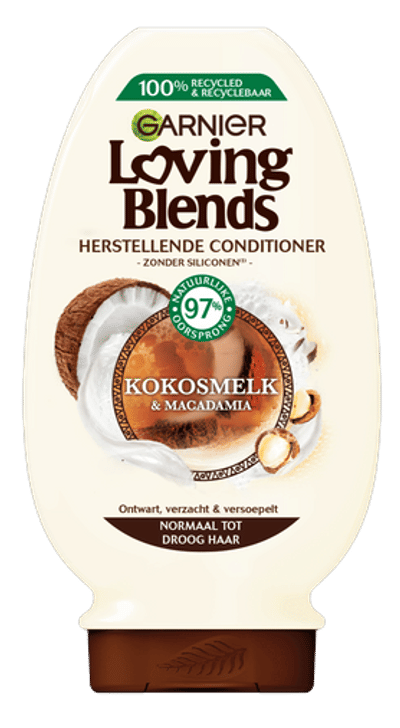Garnier Loving Blends Kokosmelk & Macadamia Voedende Conditioner 200 ml