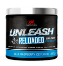 xxl nutrition unleashed pre workout blue raspberry pot - 30 scoops