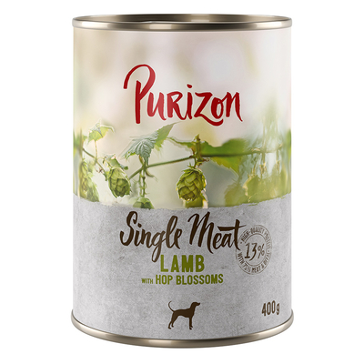 Purizon Single Meat 6 x 400 g - Lam met hopbloesem - natvoer honden