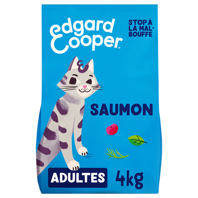 4kg Adult Zalm Graanvrij Edgard & Cooper Kattenvoer - kattenbrokken