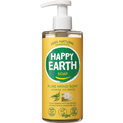 Happy Earth 100% Natuurlijke Handzeep Jasmine Ho Wood 300 ml