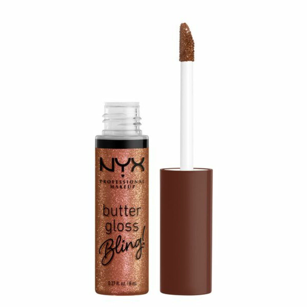 Nyx Professional Makeup Butter Gloss Bling Hustla Niet-plakkende Glanzende Lipgloss - Bruin - 8ML