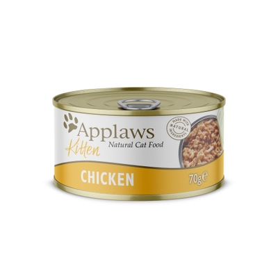 Applaws natvoeding Kitten kip 70 gr. - natvoer katten