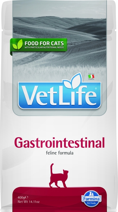 Vet Life kattenvoeding Gastrointestinal 400 gr. - kattenbrokken