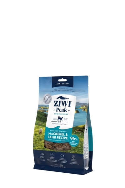 ZIWI Peak Gently Air Dried - Kattenvoer - Makreel - 400 g kattenbrokken