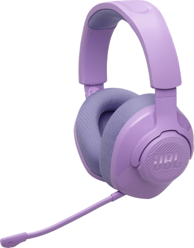 JBL Quantum 360 - Wireless Draadloze over-ear gaming-headset - met surround sound en afneembare microfoon - Paars