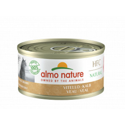 Almo Nature HFC Natural kalf natvoer kat (70 g) 24 x 70 g- natvoer katten